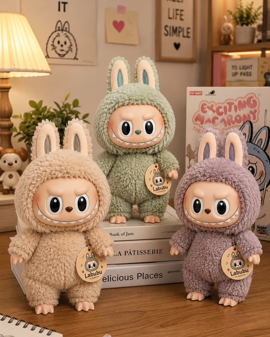 Labubu Blind-Box Figures in use
